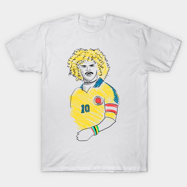 Carlos valderrama t shirt store